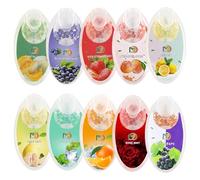 SUNOYA 1000 Capsule per Sigarette, 10 Gusti per Sigarette Capsule, Capsule Aromatiche per Sigarette, Fai-Da-Te Filtri al Mentolo Filtro a Clic, Perla Capsula a Sfera di Sigaretta