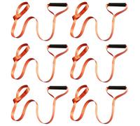 SUNOYA 6 Pezzi Deer Drag, Corda Di Trascinamento Per Cervi, Cervi Trascinamento, Deer Drags Rope Attrezzi Da Caccia Accessori Da Caccia Harness, Per La Caccia All'aria Aperta Pull Legno(Orange, 1,5m)