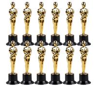 SUNOYA Coppa per Trofei, 12PCS Coppe e Trofei Calcio, Coppa Trofeo Bambini, Plastica Trofeo Placcata, Coppe e Trofei Personalizzati per i Premi Sportivi del Calcio e i Gala di Premiazione