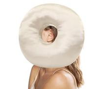 SUNOYA Cuscino per piercing a colonna laterale: cuscino di supporto in poliestere traspirante, design che riduce la pressione, per un comfort quotidiano (colore champagne 28 x 28 x 8 cm)