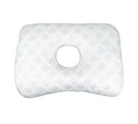 SUNOYA Cuscino per piercing con foro, per piercing a ciambella con foro all'orecchio, mini cuscino ortopedico, cuscino a ciambella, per alleviare il dolore alle orecchie e supporto per il collo