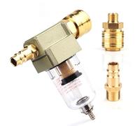 SUNOYA Regolatore di pressione dell'aria: Filtro Aria Compressa, Separatore Dello Ad Aria Compressa 1/4, Filtro Compressore Dair, Separatore D Acqua Separatore D Olio con Raccordo Rapido per Filtro