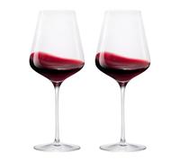 SUNOYA Set di 2 bicchieri da vino in plastica, 532 ml, bicchieri da vino rosso e bianco, per feste e campeggio