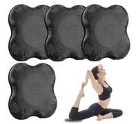 SUNOYA Set di 4 ginocchiere per yoga, antiscivolo, per yoga, ginocchia, yoga, ginocchia, protezione resistente all'usura, per ginocchia e gomiti, per ginnastica, aerobica pilates