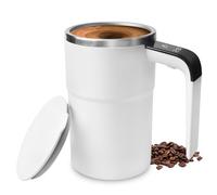 SUNOYA - Tazza da caffè con mescolatore magnetico automatico, 380ml, tazza automescolante, tazza da caffè, tazza magnetica automatica, tazza da caffè in acciaio inossidabile, tazza da caffè con