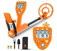 SUNPOW Metal Detector per Bambini - Metal Detector Leggero e Impermeabile - con Display LCD Cartoon, 3 modalità, Rilevatore d'Oro Regolabile - Facile da trasportare e da usare…