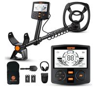 SUNPOW Metal Detector Professionale per Adulti - Alta Precisione con Chip DSP, Bobina Impermeabile 30 cm IP68, LCD Retroilluminato 2X, 5 Modalità, 25 cm Profondità, Struttura Robusta OTMD14