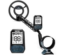 SUNPOW Metal Detector Ricaricabile per Adulti e Bambini - Rilevatore Oro 4 Modalità con Bobina 8" Impermeabile IP68 - Batteria 20H con LCD Retroilluminato - OTMD17