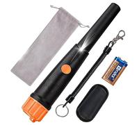 SUNPOW Pinpointer Metal Detector,Pin Point impermeabile e ad alta precisione per oro argento tesoro per bambini e adulti (nero)