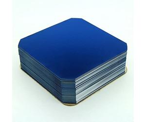 Sunpower - Confezione di celle solari monocristalline flessibili E60 C60 + cavo per saldatura dogbone per pannello solare fai da te, 5 x 5, 125 x 125 mm, imballaggio sicuro (30 celle + 35 busbar)