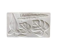 SUNPRETTY Strumento per Decorare Torte a Tema Tropicale Foglie di Palma Stampo in Silicone Argilla Stampo per Fondente Caramelle Fai-da-Te Biscotti di Zucchero Stampo per Cioccolato Teglia da Forno