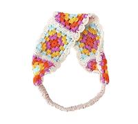 Sunproof Donne Fiore Hairband Crochet Rettangolo Turbante Dolce Elastici Turbante Primavera Estate Accessori per Capelli Crochet Hairband Per Le Donne Sunproof Crochet Hairband Con Simpatico Motivo