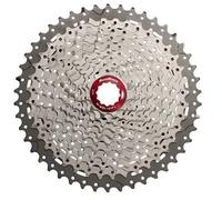 SunRace Bicicletta MTB Ebike Cassetta CSMX80 11-Fach Aluspider Anodizzato Rosso