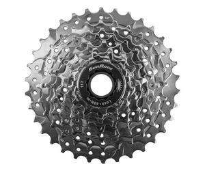 Sunrace CS-M66 Pignoni 8 Velocità 11-34T 8S Acciaio Argento Shimano