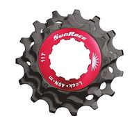 SunRace, GHIERA R.Libera+3 PIGNONI 10V Unisex Adulto, Nero, Unica