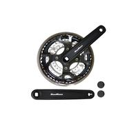 SUNRACE Guarnitura 3x7/8V - CITY BIKE - 28/38/48T Perno Quadro Silver/Nero