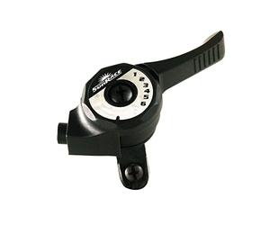 SUNRACE Leva di divisore destra Index 6 velocita' con trazione (Comandi Mtb e City) / Shifting lever right index 6x with cable (Mtb and City Shifters)