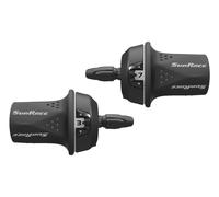 SunRace M20 - Comando del Cambio Posteriore per Bici, Tipo Grip-Shift 10 x 8cm N