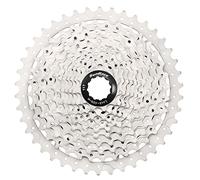 SunRace MS, Ruota Libera 10V Unisex Adulto, Argento/Nero, 11-40D