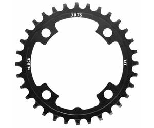 SunRace MS00 Steel Narrow-Wide Chainring - Black - 38T
