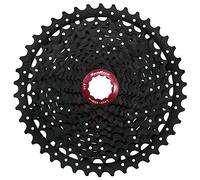 SunRace MX, Ruota Libera 11V Unisex Adulto, Nero/Rosso, 11-42D