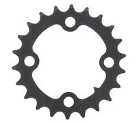 SUNRACE MX0 22T Chainring 64mm BCD 4-Bolt Black by SunRace