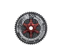 SUNRACE MX80 CASSETTA SUPER LIGHT 11V 11-50 DENTI CORPETTO HG MTB NERO 512GR