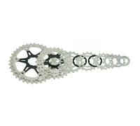 SUNRACE PACCO PIGNONI CASSETTA MS3 10 VELOCITA' 11-36 DENTI ARGENTO HG MTB