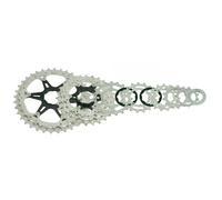 SUNRACE PACCO PIGNONI MTB 10 VELOCITÀ CASSETTA MS3 11-40 DENTI ARGENTO HG SH11