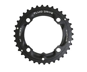 SunRace, pedana MTB 4BRA Triple 36DTS D.104, colore: Nero