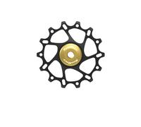 Sunrace Sp864 Jockey Wheel Oro 14t Black / Yellow