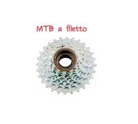 Sunrace Ruota Libera Mtb a Filetto 5 Velocita Cromata 14-28