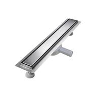 Sunrik Canale Doccia 70 Cm Iox, Scarico a Pavimento, Sifone 360° e Filtro