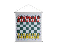 Sunrise Chess & Games Pezzi Club Staunton n° 6, re 96 mm | 34 pezzi in plastica crema e neri, re 96 mm, con 2 regine aggiuntive, per scuola e club