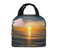 Sunrise Horizon - Borsa termica per il pranzo, da picnic, da lavoro, per conservare la freschezza e conservare la freschezza