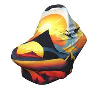 Sunrise Mountain - Coprisedia versatile con stampa completa, appositamente progettato per il tuo bambino