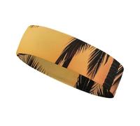 Sunrise of on The Sea - Fascia per capelli sportiva per donne e uomini, adatta a tutte le dimensioni della testa, ultra assorbente e antiscivolo, per corsa, yoga, palestra