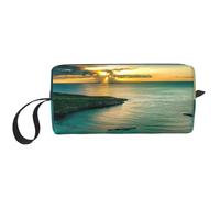 Sunrise Over Hanauma Bay Oahu Hawaii Print - Trousse per cosmetici resistente, borsa da viaggio per il trucco, regalo essenziale per donne e uomini, bianco, Taglia unica