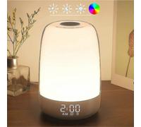 Sunrise Simulation Alarm Clock with Touch Control, Dimmable Night Light & Soothing Sounds for Kids & Adults