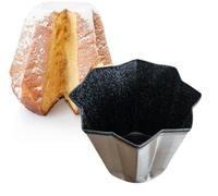 Sunrise Stampo Pandoro da 1 Kg Antiaderente Forma Pandoro Kg In Alluminio Antiaderente Forma x Pandori da 1 Kg Con Rivestimento Effetto Pietra 100% Made In Italy (1)