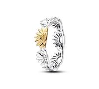 Sunrise sterling silver and 14k gold-plated ring
