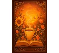 Sunrise & Stories Reading Journal - Track 100 Books with Reviews, TBR Challenges, Fun Games, Monthly Summaries, Book-Themed Coloring & Notes | 120 Pages, 6x9 Hardback for Book Lovers