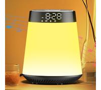 Sunrise - Sveglia a a Rumore Bianco, 21 Suoni Rilassanti, 12 Luci Notturne Regolabili, Altoparlante Bluetooth, Sveglia Luce Solare per Camere Da Letto Pesanti Adulti Neonati