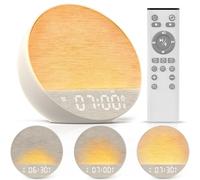 Sunrise Sveglia con altoparlante Bluetooth, luce notturna dimmerabile per dormire, suono regolabile, macchina per il rumore bianco per bambini, adulti e bambini