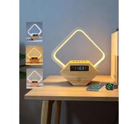 Sunrise Sveglia con suono bianco e luce di risveglio, per adulti e bambini, con luce di risveglio e ricarica rapida, ideale per bambini, bambini, temporali, oceano, sonno, lampade da comodino con