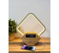 Sunrise Sveglia con suono bianco e luce di risveglio, per adulti e bambini, con luce di risveglio e ricarica rapida, ideale per bambini, bambini, temporali, oceano, sonno, lampade da comodino con