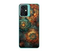 Sunrive Cover compatibile con Blackview Oscal Tiger10, Custodia Case in molle Trasparente silicone Morbida Flessibile Antigraffio protettiva back Modelli custodie(Totem)