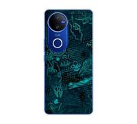 Sunrive Cover compatibile con Iqoo Z10R 5G/V50/V50E 5G, Custodia Case in molle Trasparente silicone Morbida Flessibile Antigraffio protettiva back Modelli custodie(Universo matematico)