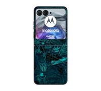 Sunrive Cover compatibile con Motorola Razr 50/Razr 2024, Custodia Case PC Trasparente Antigraffio protettiva back Modelli custodie(Universo matematico)