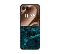Sunrive Cover compatibile con Motorola Razr 50 Ultra/Razr Plus 2024, Custodia Case PC Trasparente Antigraffio protettiva back Modelli custodie(Universo matematico)
